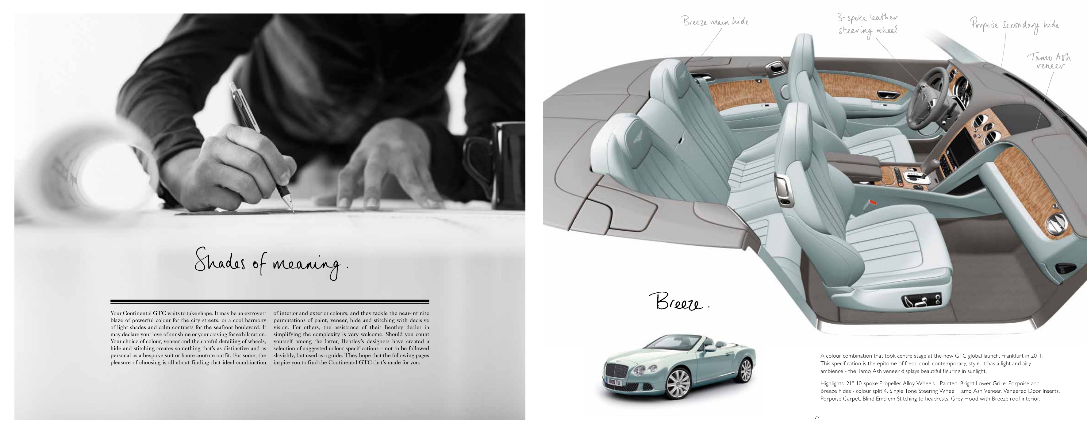 2012 Bentley Continental GTC Brochure Page 17